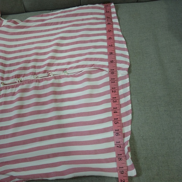 Zara Pink/White Stripes Blouse - Picture 7 of 10